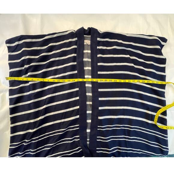 LOFT Maritime Stripe Kimono - Size M/L - Soft with Fabulous Drape - Picture 5 of 8